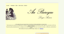 Desktop Screenshot of baroque-brocante.com