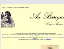 Tablet Screenshot of baroque-brocante.com